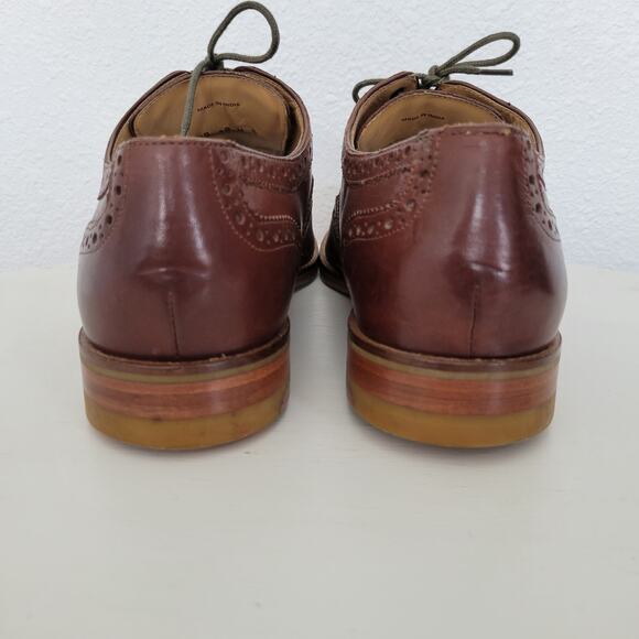 Cole Haan Men\'s Grand .OS Cambridge Wingtip Oxford Brown Dress Shoes Size 10 main image 6